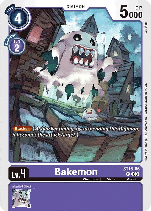 Bakemon [ST16-06] [Starter Deck: Wolf of Friendship] - Paradise Hobbies LLC