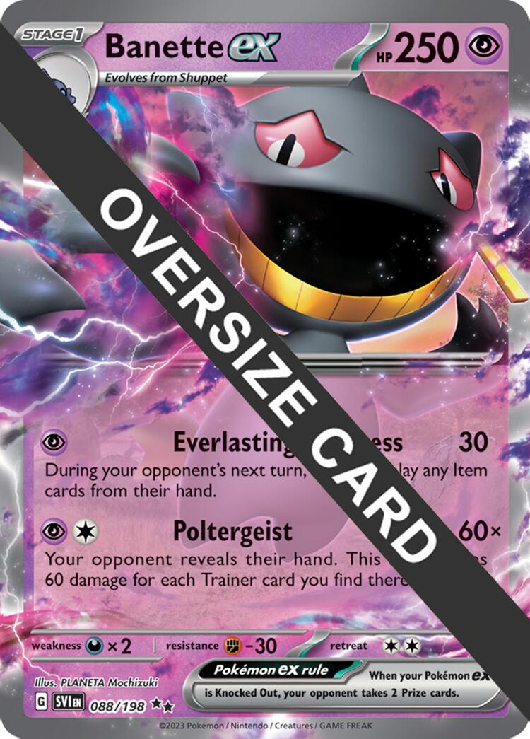 Banette ex (088) (Jumbo Card) [Scarlet & Violet: Base Set] - Paradise Hobbies LLC