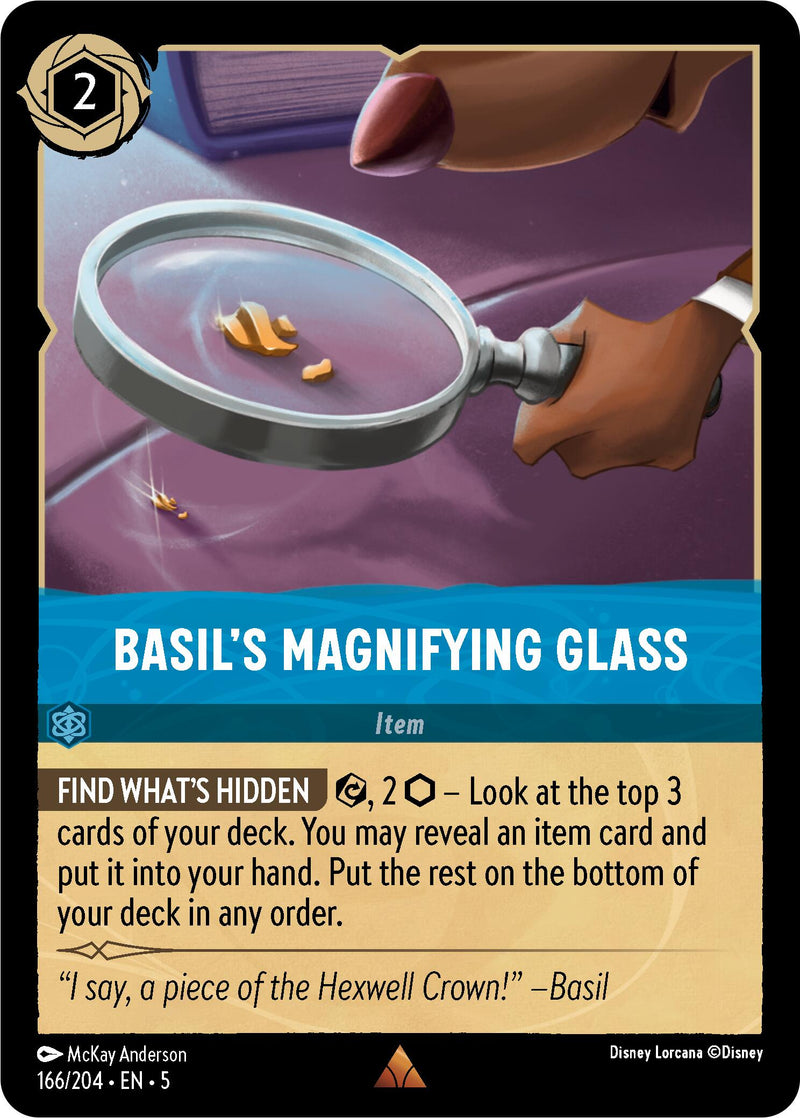 Basil's Magnifying Glass (166/204) [Shimmering Skies] - Paradise Hobbies LLC