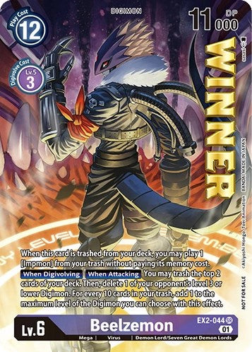 Beelzemon [EX2-044] (April 2023 Beelzemon Special) [Starter Deck: Beelzemon Advanced Deck Set Pre-Release Cards] - Paradise Hobbies LLC