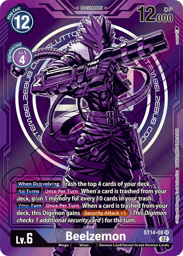 Beelzemon [ST14-08] (Alternate Art) [Starter Deck: Beelzemon Advanced Deck Set] - Paradise Hobbies LLC