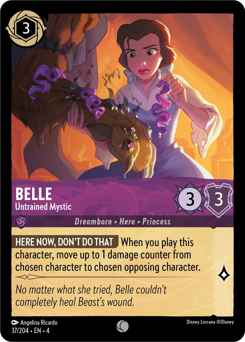 Belle - Untrained Mystic (37/204) [Ursula's Return] - Paradise Hobbies LLC