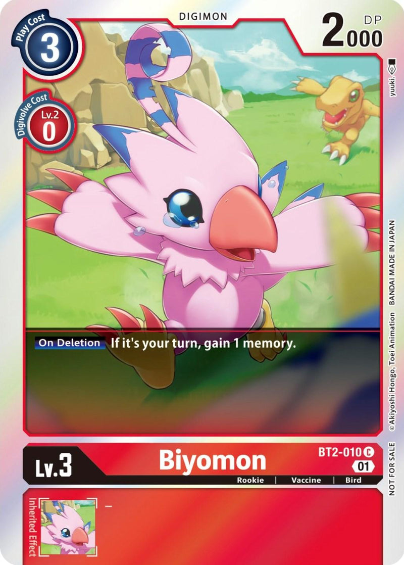 Biyomon [BT2-010] (ST-11 Special Entry Pack) [Release Special Booster Promos] - Paradise Hobbies LLC