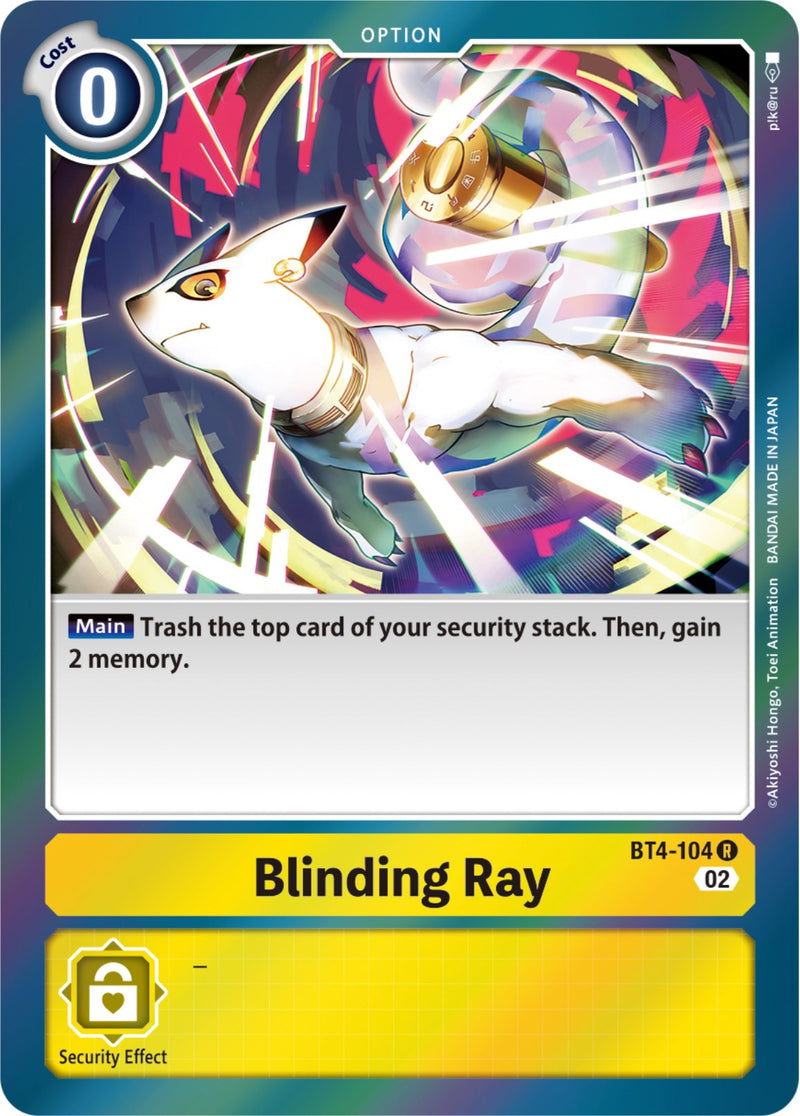 Blinding Ray [BT4-104] [Resurgence Booster] - Paradise Hobbies LLC