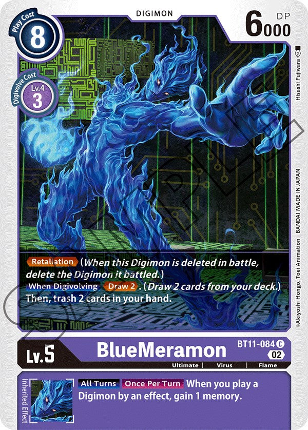 BlueMeramon [BT11-084] [Dimensional Phase] - Paradise Hobbies LLC