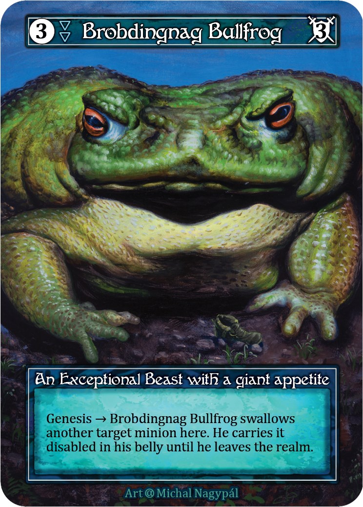 Brobdingnag Bullfrog (Foil) [Alpha] - Paradise Hobbies LLC