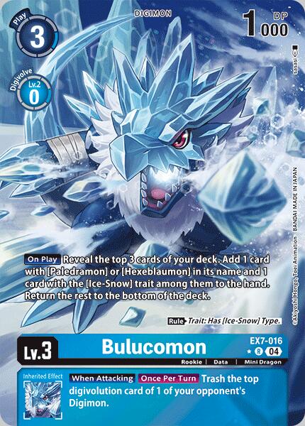 Bulucomon [EX7-016] (Alternate Art) [Digimon LIBERATOR] - Paradise Hobbies LLC