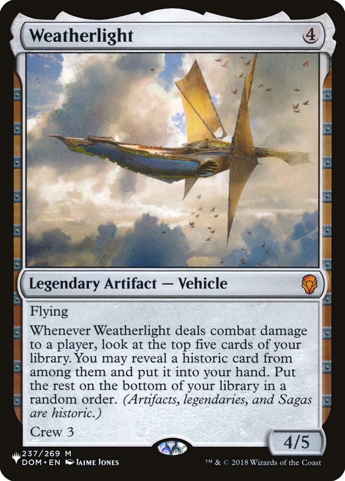 Weatherlight [The List]