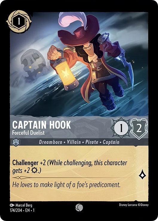 Captain Hook - Forceful Duelist (174/204) [The First Chapter] - Paradise Hobbies LLC