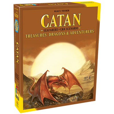 CATAN - Treasures, Dragons, & Adventurers Board Game - Paradise Hobbies LLC