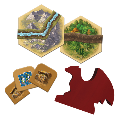 CATAN - Treasures, Dragons, & Adventurers Board Game - Paradise Hobbies LLC