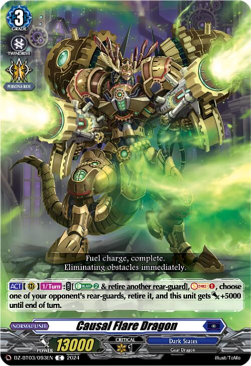 Causal Flare Dragon (DZ-BT03/093EN) [Dimensional Transcendence] - Paradise Hobbies LLC