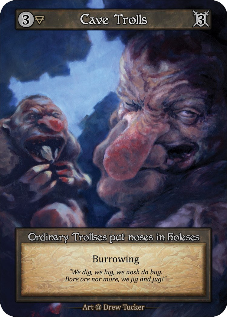 Cave Trolls (Foil) [Alpha] - Paradise Hobbies LLC