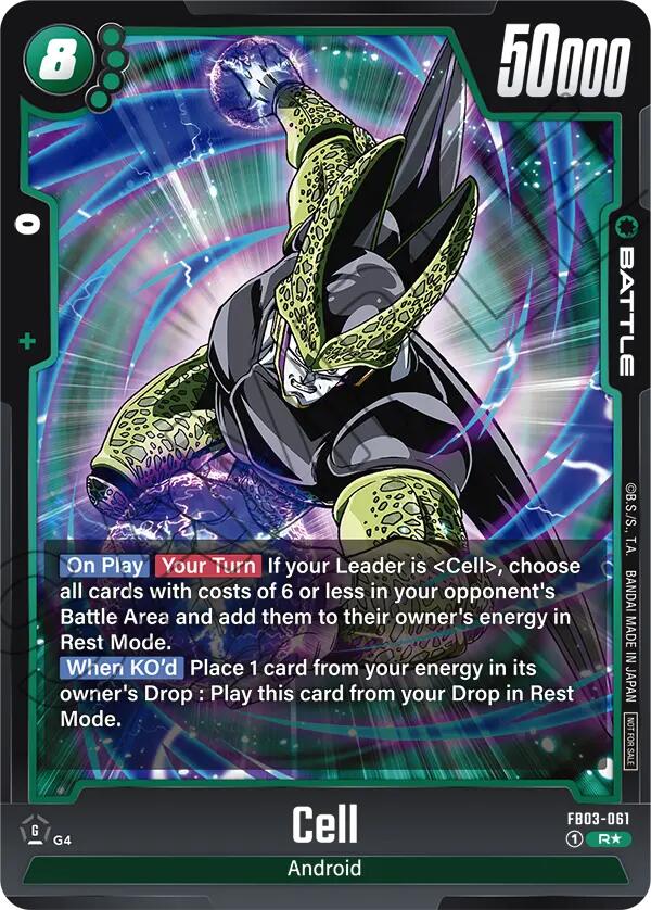 Cell (FB03-061) (Tournament Pack 03) [Fusion World Tournament Cards] - Paradise Hobbies LLC