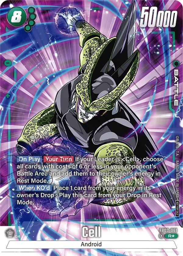 Cell (FB03-061) (Tournament Pack -Winner- 03) [Fusion World Tournament Cards] - Paradise Hobbies LLC