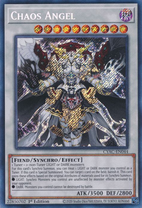 Chaos Angel [CYAC-EN044] Secret Rare - Paradise Hobbies LLC