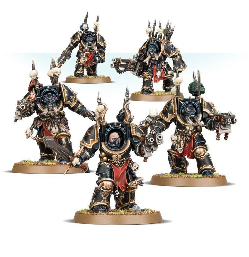 Chaos Space Marines - Chaos Terminator Squad - Paradise Hobbies LLC