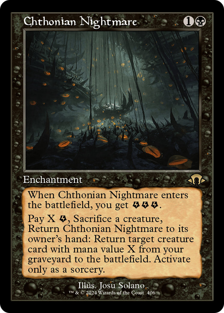 Chthonian Nightmare (Retro) [Modern Horizons 3] - Paradise Hobbies LLC