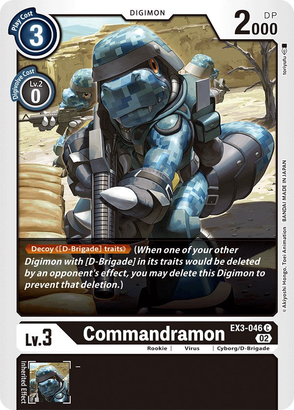 Commandramon [EX3-046] [Draconic Roar] - Paradise Hobbies LLC