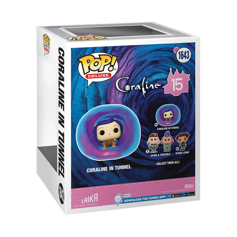 Funko Pop! Coraline 15th Anniversary Coraline in Tunnel Deluxe Vinyl Figure