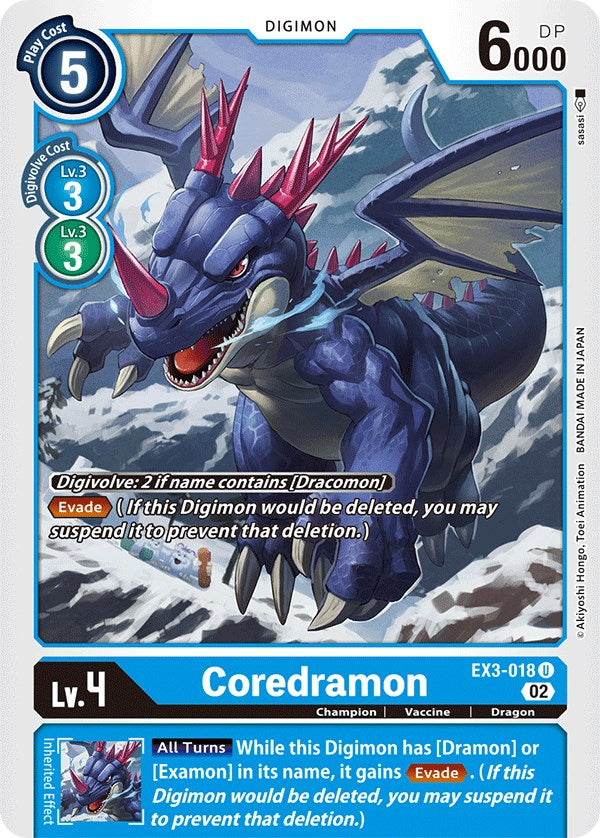 Coredramon [EX3-018] [Draconic Roar] - Paradise Hobbies LLC