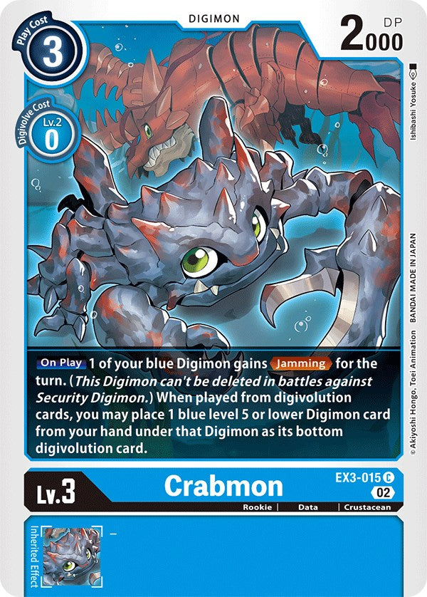 Crabmon [EX3-015] [Draconic Roar] - Paradise Hobbies LLC