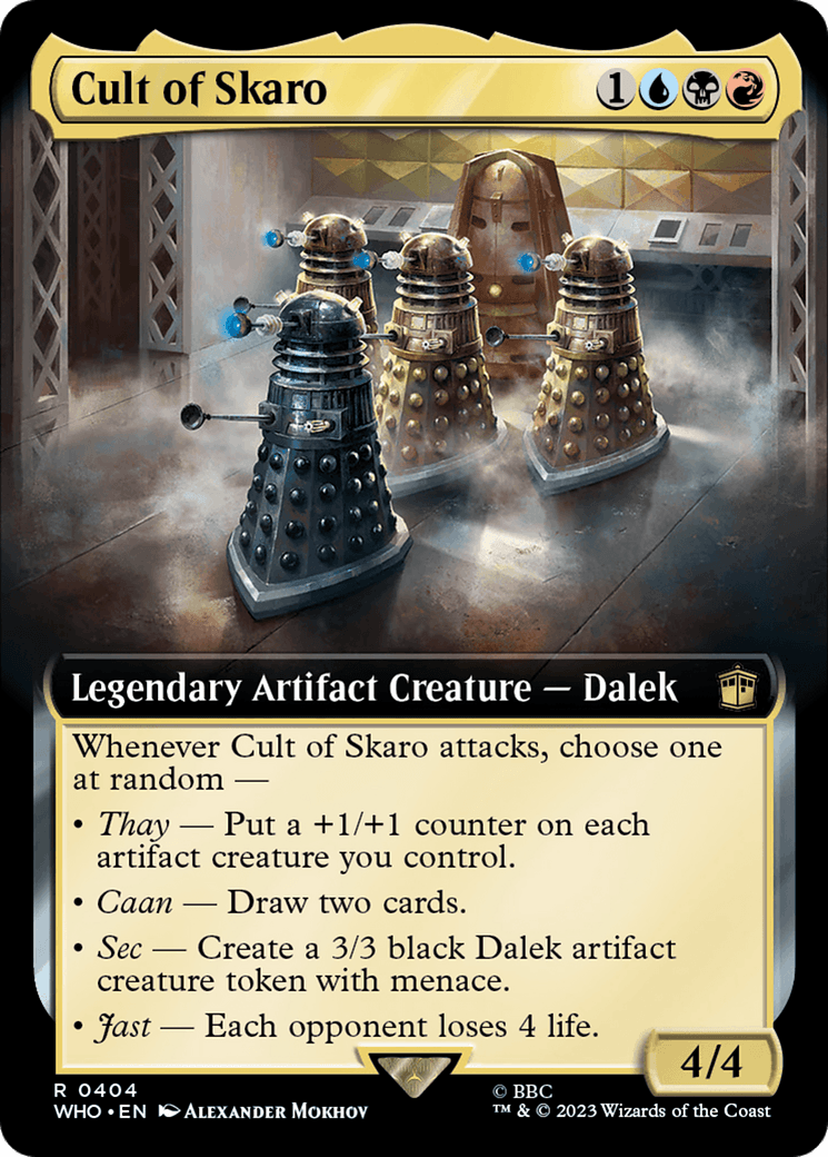 Cult of Skaro (Extended Art) [Doctor Who] - Paradise Hobbies LLC