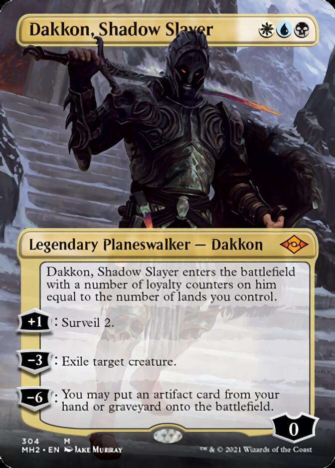 Dakkon, Shadow Slayer (Borderless) [Modern Horizons 2] - Paradise Hobbies LLC