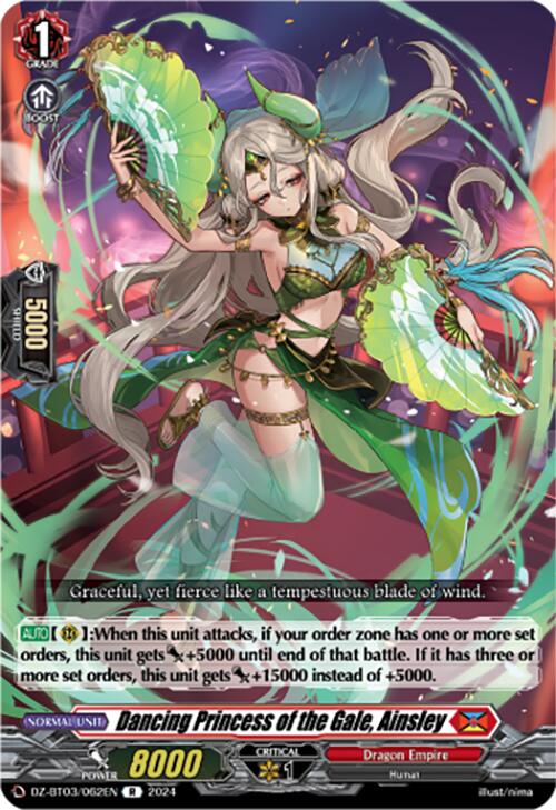 Dancing Princess of the Gale, Ainsley (DZ-BT03/062EN) [Dimensional Transcendence] - Paradise Hobbies LLC