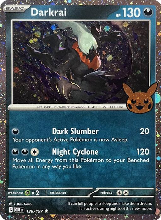 Darkrai (136/197) (Cosmos Holo) [Trick or Trade 2024] - Paradise Hobbies LLC