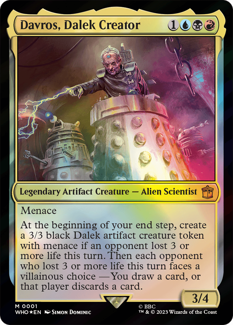 Davros, Dalek Creator [Doctor Who] - Paradise Hobbies LLC