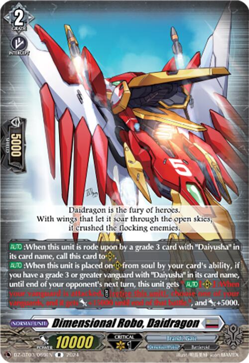 Dimensional Robo, Daidragon (DZ-BT03/069EN) [Dimensional Transcendence] - Paradise Hobbies LLC