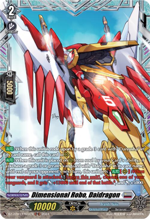 Dimensional Robo, Daidragon (DZ-BT03/FR24EN) [Dimensional Transcendence] - Paradise Hobbies LLC