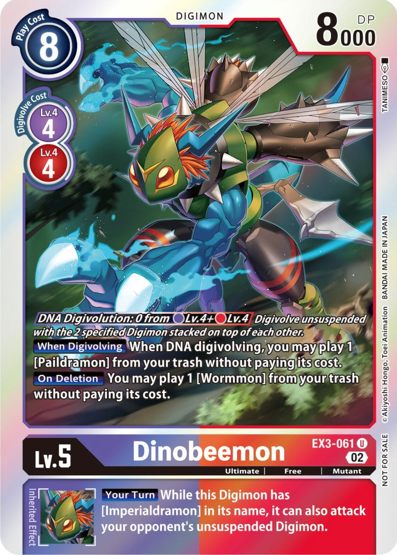 Dinobeemon [EX3-061] (Alternate Art) [Draconic Roar] - Paradise Hobbies LLC