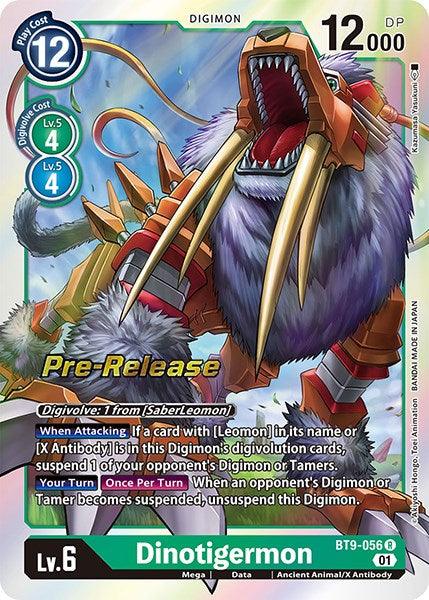 Dinotigermon [BT9-056] [X Record Pre-Release Promos] - Paradise Hobbies LLC