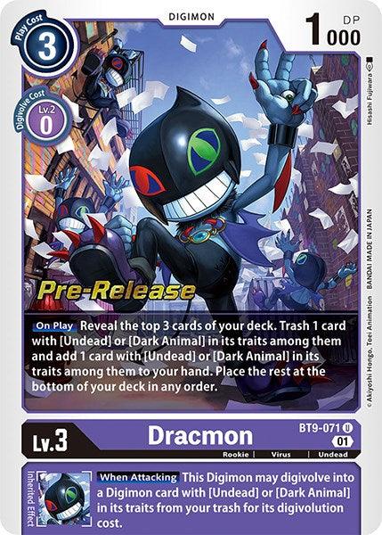 Dracmon [BT9-071] [X Record Pre-Release Promos] - Paradise Hobbies LLC