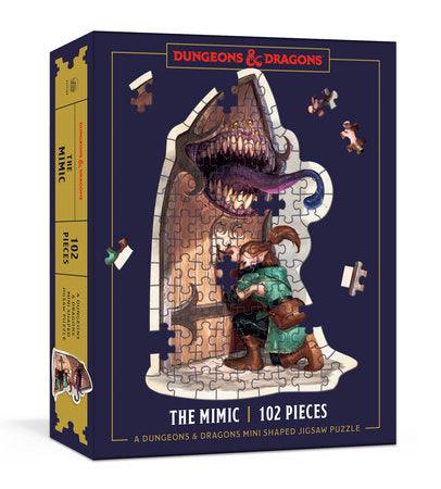 Dungeons & Dragons Mini Shaped Jigsaw Puzzle: The Mimic Edition - Paradise Hobbies LLC
