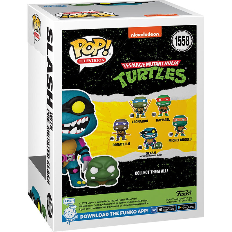 Funko Pop! Teenage Mutant Ninja Turtles Slash with Pre-Mutated Slash Vinyl Figure