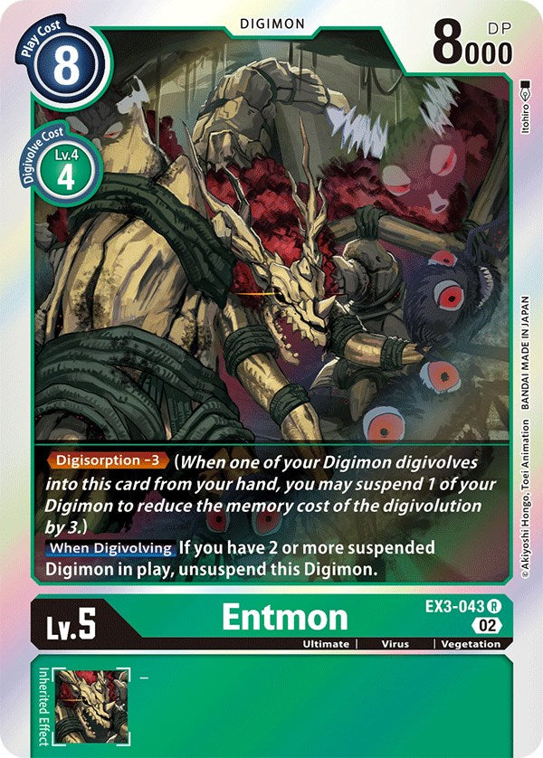 Entmon [EX3-043] [Draconic Roar] - Paradise Hobbies LLC