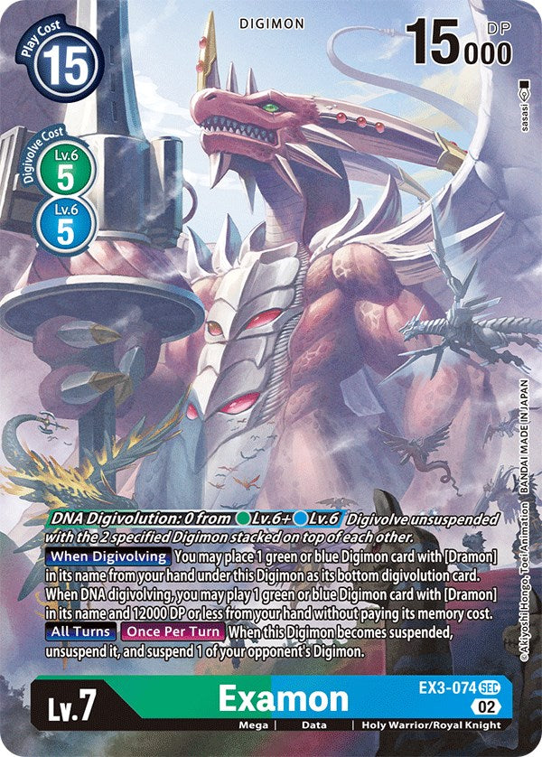 Examon [EX3-074] (Alternate Art) [Draconic Roar] - Paradise Hobbies LLC