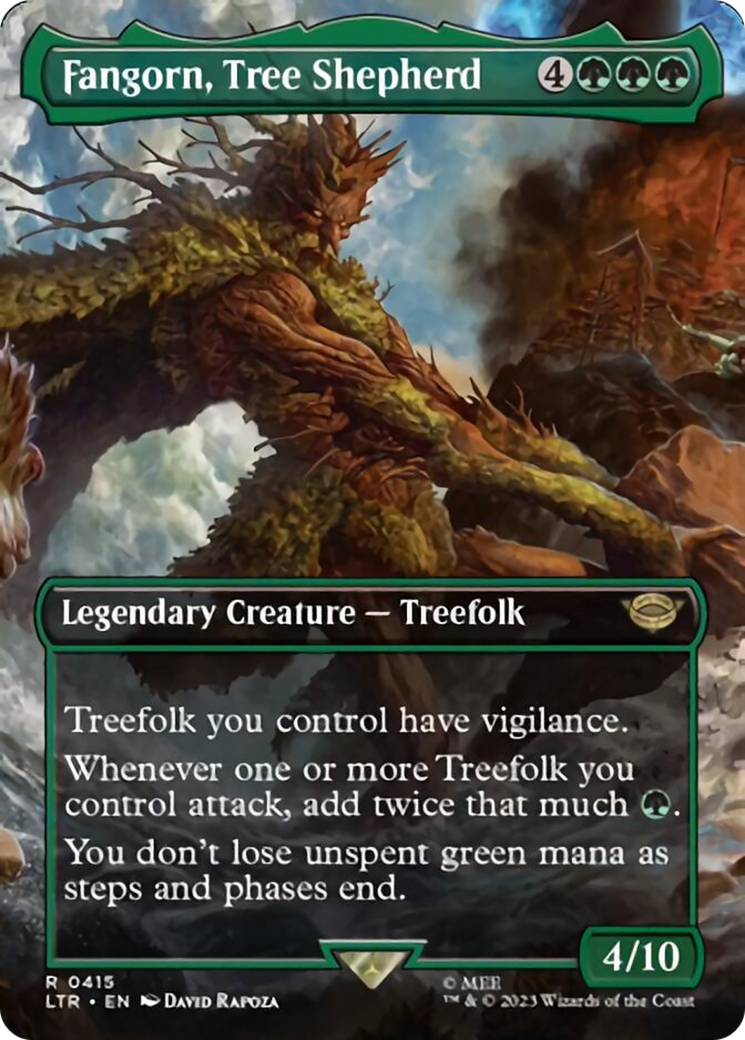 Fangorn, Tree Shepherd (Borderless Alternate Art) [The Lord of the Rings: Tales of Middle-Earth] - Paradise Hobbies LLC