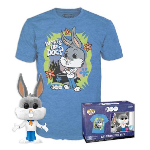 Funko Box: Looney Tunes - Bugs as Fred POP! with T-Shirt -M - Paradise Hobbies LLC