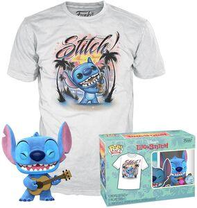 Funko Disney Stitch with Ukelele Pop & Tee (Large) - Paradise Hobbies LLC