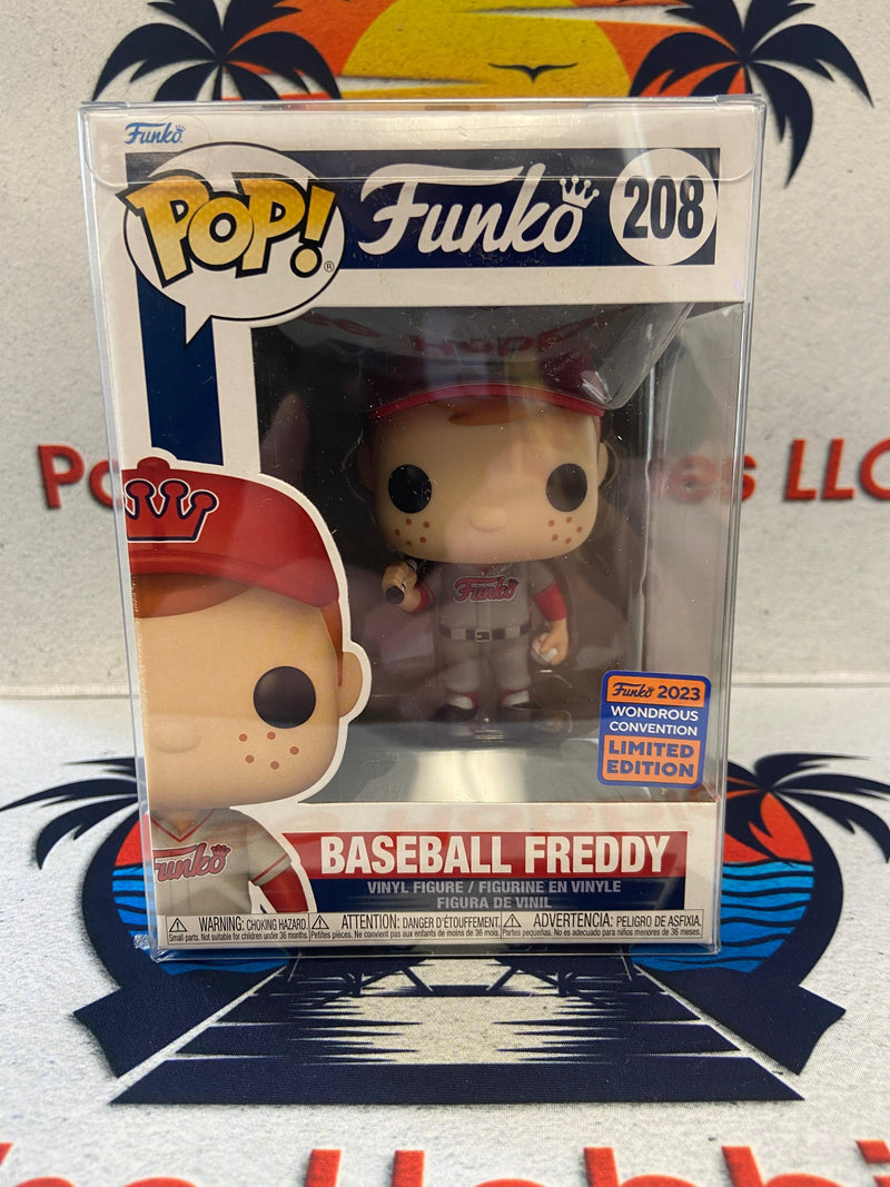 Funko Pop! Baseball Freddy (Shared Exclusive Sticker) - Paradise Hobbies LLC