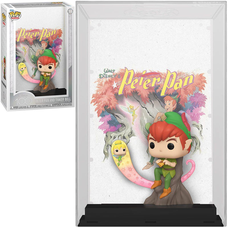 Funko POP! Disney 100 Peter Pan and Tinker Bell Movie Poster with Case - Paradise Hobbies LLC