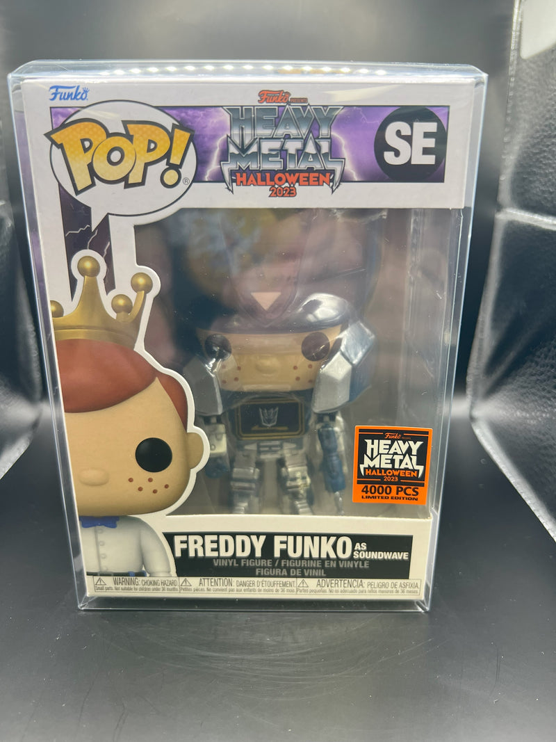 Funko Pop! Freddy Funko as Soundwave (2023 Heavy Metal Halloween) - Paradise Hobbies LLC