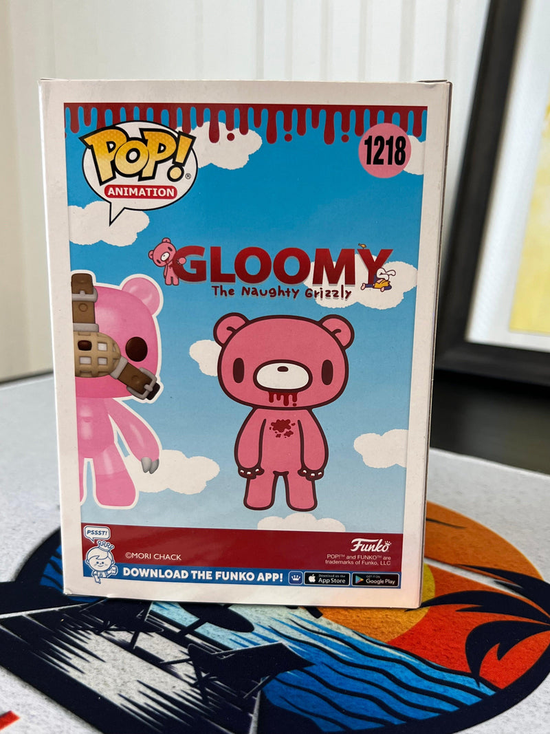 Funko POP! Gloomy Bear with Mask (Translucent) (Toy Tokyo Sticker) - Paradise Hobbies LLC