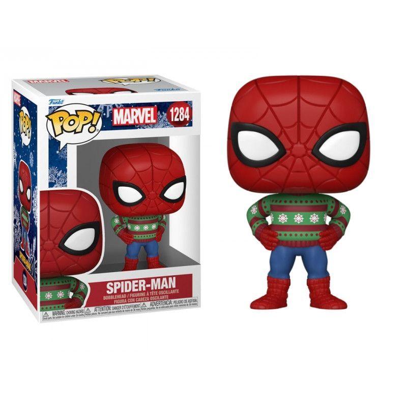 Funko Pop! Holiday Spider-Man in Ugly Sweater Marvel - Paradise Hobbies LLC