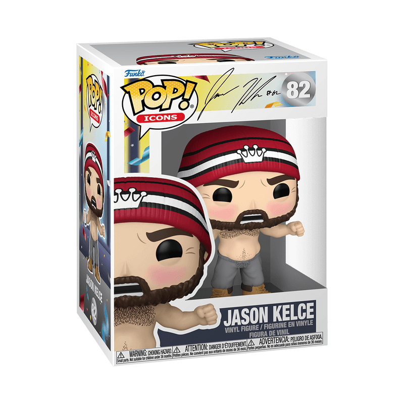 Funko Pop! Jason Kelce Shirtless w/ Hard Protector Case - Paradise Hobbies LLC