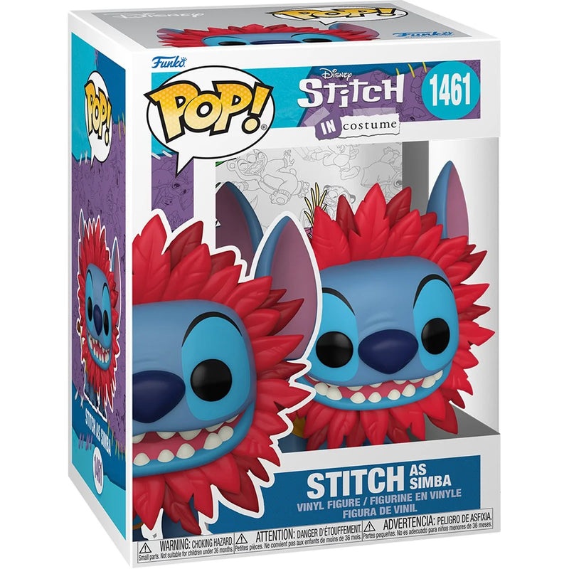 Funko Pop! Lilo & Stitch Costume Stitch as Simba Vinyl Figure - Paradise Hobbies LLC